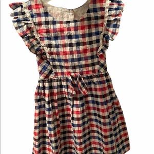 Sweet Heart Rose checkered spring dress